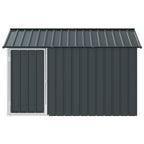 vidaXL Vogelkäfig Anthrazit 215 x 112 x 141 cm Verzinkter Stahl