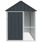 vidaXL Vogelkäfig Anthrazit 215 x 112 x 141 cm Verzinkter Stahl