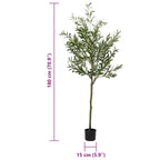 vidaXL Olivenbaum Künstlich 700 Blätter 180 cm Grün