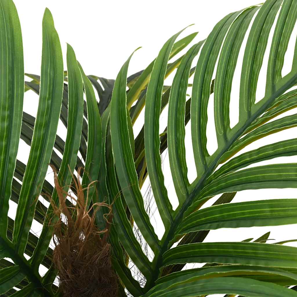 vidaXL Palme Künstlich 6 Blätter 100 cm Grün