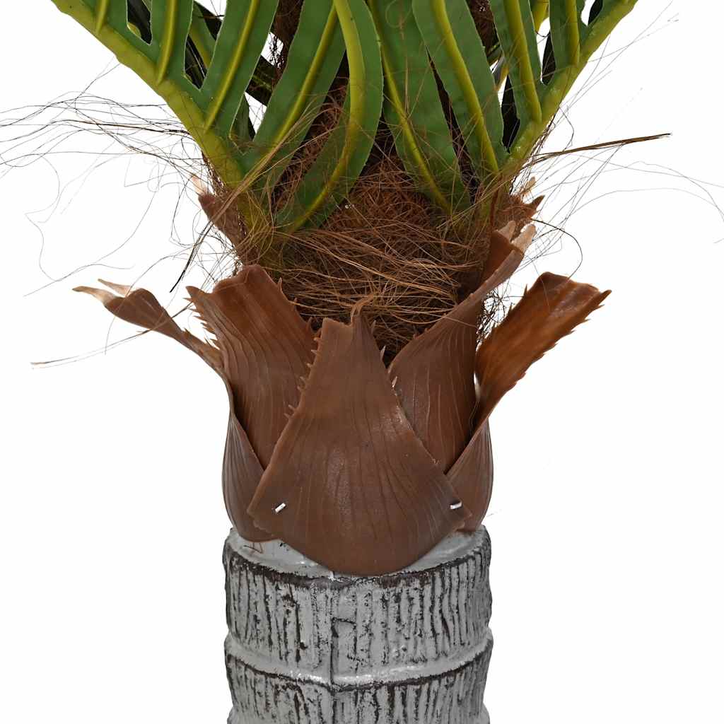vidaXL Palme Künstlich 6 Blätter 100 cm Grün
