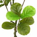 vidaXL Ficusbaum Künstlich 30 Blätter 125 cm Grün