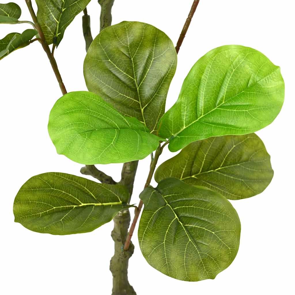 vidaXL Ficusbaum Künstlich 30 Blätter 125 cm Grün