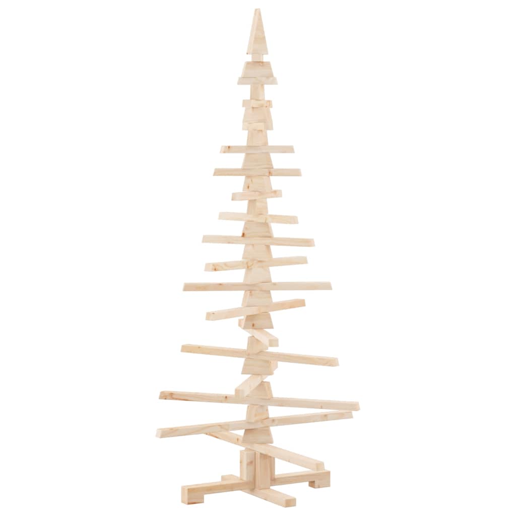 vidaXL Holz-Weihnachtsbaum zur Dekoration 150 cm Massivholz Kiefer