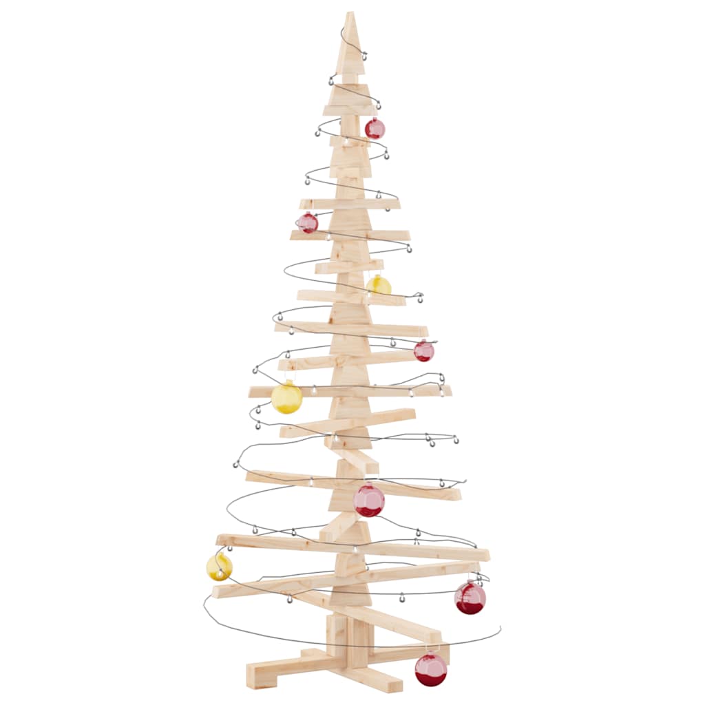 vidaXL Holz-Weihnachtsbaum zur Dekoration 150 cm Massivholz Kiefer