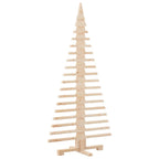 vidaXL Holz-Weihnachtsbaum zur Dekoration 150 cm Massivholz Kiefer