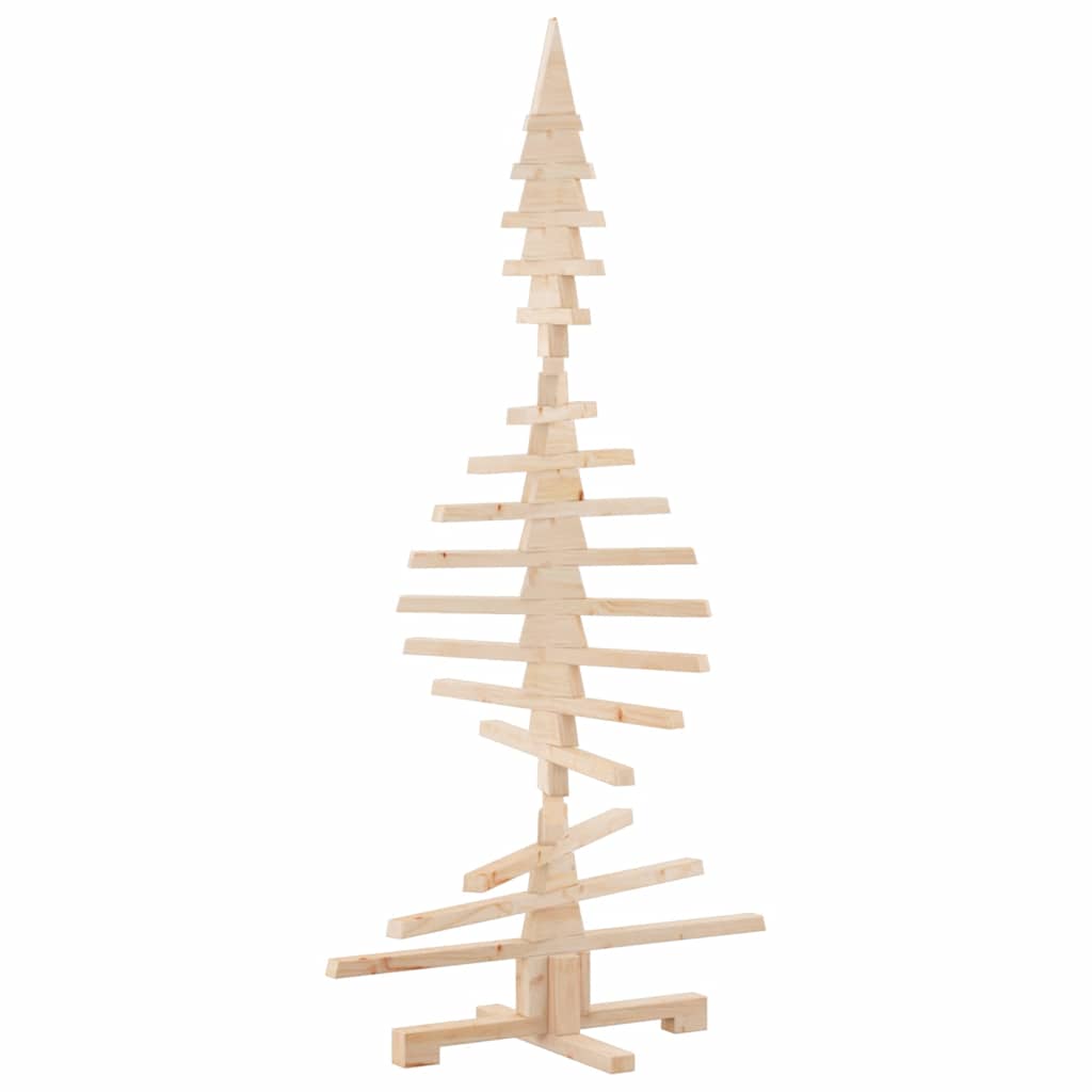 vidaXL Holz-Weihnachtsbaum zur Dekoration 150 cm Massivholz Kiefer