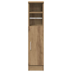 vidaXL Badezimmerschrank mit Rollenhalter Artisan-Eiche 20,5x22x90 cm