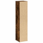 vidaXL Badezimmerschrank mit Rollenhalter Eiche geräuchert 20,5x20x90 cm