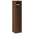 vidaXL Badezimmerschrank mit Rollenhalter Braune Eiche 20,5x20x90 cm