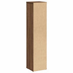 vidaXL Badezimmerschrank mit Rollenhalter Braune Eiche 20,5x20x90 cm