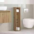 vidaXL Badezimmerschrank mit Rollenhalter Artisan Oak 20,5x20x90 cm
