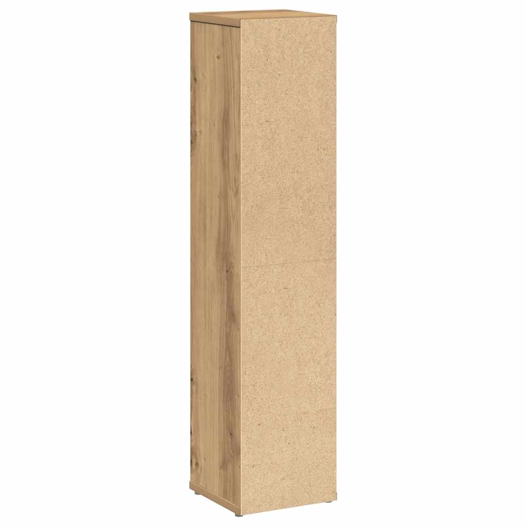 vidaXL Badezimmerschrank mit Rollenhalter Artisan Oak 20,5x20x90 cm