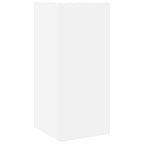 vidaXL Beistelltische 2 Stk. mit Ablage Weiß 25,5x27x60 cm