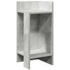 vidaXL Beistelltisch mit Ablage Betongrau 25,5x27x60 cm