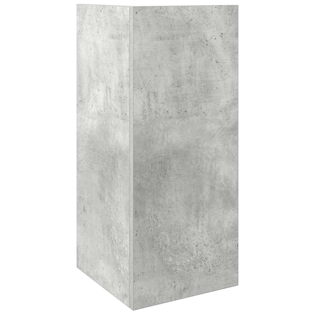vidaXL Beistelltisch mit Ablage Betongrau 25,5x27x60 cm