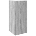 vidaXL Beistelltisch mit Ablage Grau Sonoma 25,5x27x60 cm