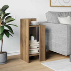 vidaXL Beistelltisch mit Ablage Artisan-Eiche 25,5x27x60 cm