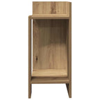vidaXL Beistelltische 2 Stk. mit Ablage Artisan-Eiche 25,5x27x60 cm
