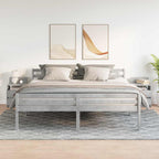 vidaXL Nachttische 2 Stk. mit 2 Schubladen Betongrau 40x33x60 cm