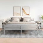 vidaXL Nachttische 2 Stk. mit 2 Schubladen Grau Sonoma 40x33x60 cm
