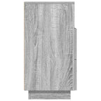 vidaXL Nachttisch mit 2 Schubladen Grau Sonoma 36x36x68 cm