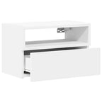 vidaXL Wand-Nachttisch Weiß 45x26x28,5 cm