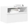 vidaXL Wand-Nachttisch Weiß 45x26x28,5 cm