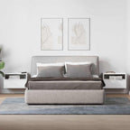 vidaXL Wand-Nachttische 2 Stk. Weiß 45x26x28,5 cm