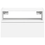 vidaXL Wand-Nachttische 2 Stk. Weiß 45x26x28,5 cm