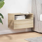 vidaXL Wand-Nachttisch Sonoma-Eiche 45x26x28,5 cm