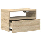 vidaXL Wand-Nachttisch Sonoma-Eiche 45x26x28,5 cm