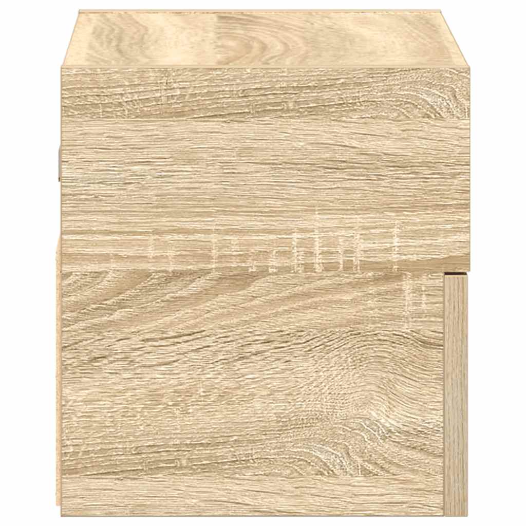 vidaXL Wand-Nachttisch Sonoma-Eiche 45x26x28,5 cm