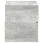 vidaXL Wand-Nachttisch Betongrau 45x26x28,5 cm