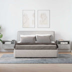 vidaXL Wand-Nachttische 2 Stk. Betongrau 45x26x28,5 cm