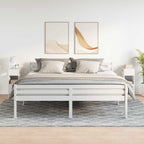 vidaXL Nachttische 2 Stk. mit Schublade Weiß 25x31x66 cm
