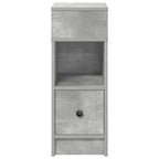vidaXL Nachttisch mit Schublade Betongrau 25x31x66 cm