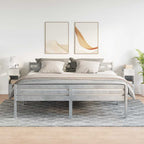 vidaXL Nachttische 2 Stk. mit Schublade Betongrau 25x31x66 cm