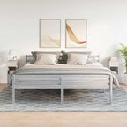 vidaXL Nachttische 2 Stk. mit Schublade Grau Sonoma 25x31x66 cm
