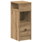 vidaXL Nachttisch mit Schublade Artisan-Eiche 25x31x66 cm
