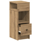 vidaXL Nachttisch mit Schublade Artisan-Eiche 25x31x66 cm