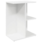 vidaXL Nachttische 2 Stk. Weiß 46,5x29x61 cm Holzwerkstoff