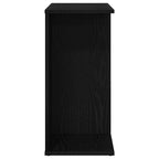 vidaXL Nachttisch Schwarz Eichen-Optik 46,5x29x61 cm Holzwerkstoff