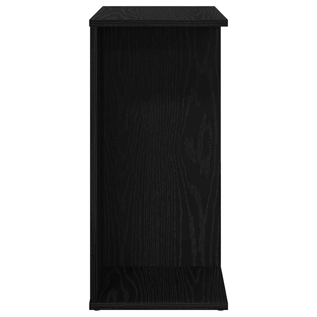 vidaXL Nachttisch Schwarz Eichen-Optik 46,5x29x61 cm Holzwerkstoff