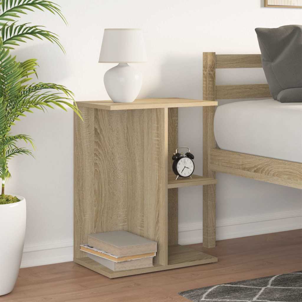 vidaXL Nachttisch Sonoma-Eiche 46,5x29x61 cm Holzwerkstoff