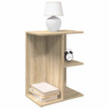 vidaXL Nachttische 2 Stk. Sonoma-Eiche 46,5x29x61 cm Holzwerkstoff
