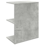 vidaXL Nachttisch Betongrau 46,5x29x61 cm Holzwerkstoff