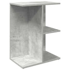 vidaXL Nachttische 2 Stk. Betongrau 46,5x29x61 cm Holzwerkstoff