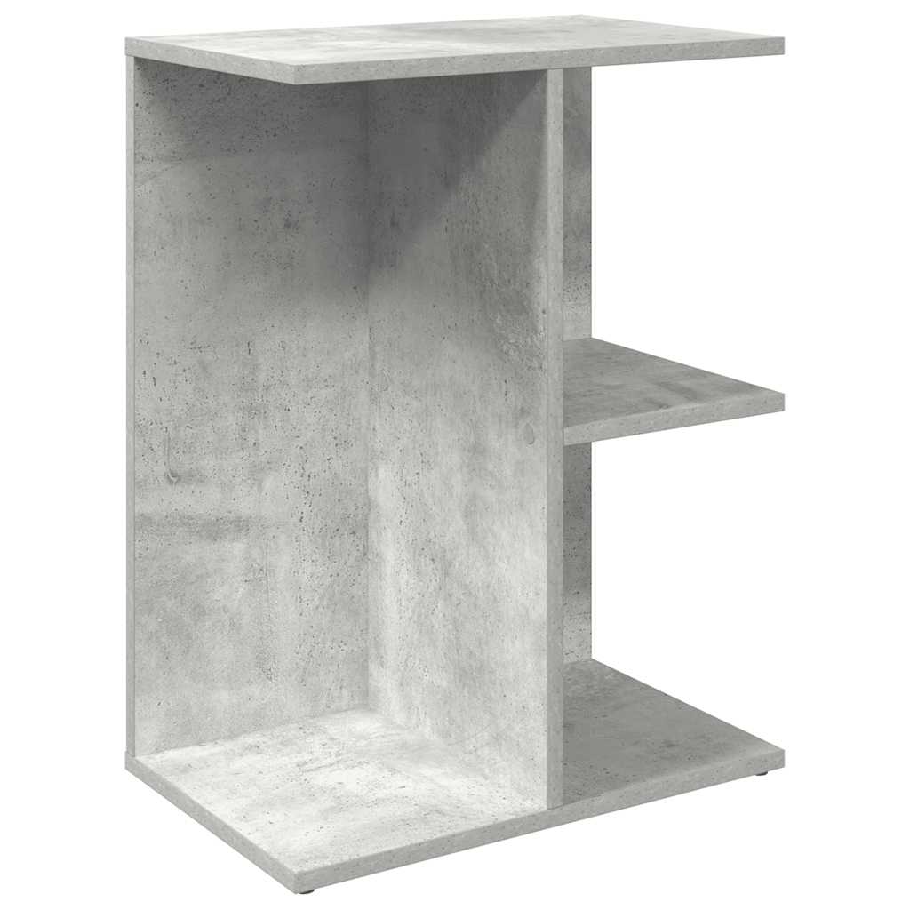 vidaXL Nachttische 2 Stk. Betongrau 46,5x29x61 cm Holzwerkstoff