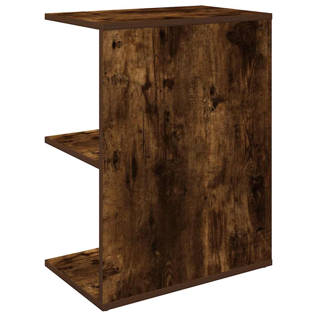 vidaXL Nachttisch Räuchereiche 46,5x29x61 cm Holzwerkstoff